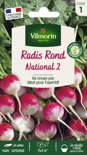 Potagères - Radis National 2 - PACKAGING_RECTO
